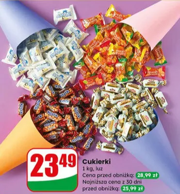 Cukierki promocja w Dino