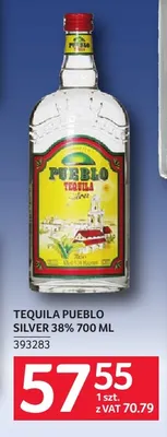 Tequila Pueblo Silver 38% promocja w Selgros