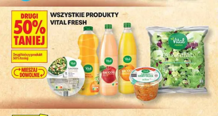 Produkty Vital Fresh promocja w Biedronka