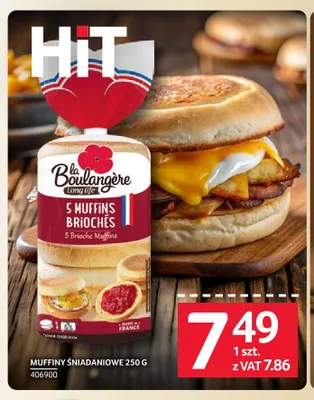 Muffiny śniadaniowe La Boulangère promocja w Selgros