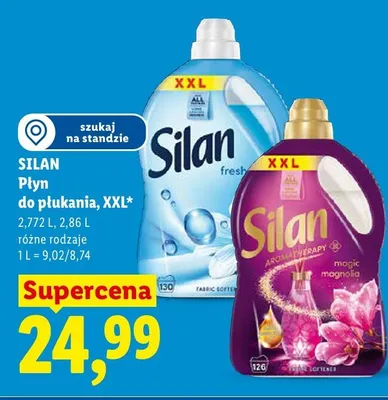 Płyn do płukania Silan Aromatherapy Magic Magnolia XXL promocja w Lidl