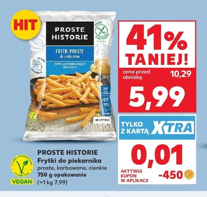 Frytki do piekarnika karbowane Proste Historie promocja w Kaufland
