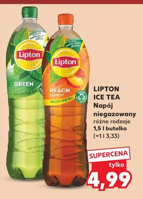 Napój niegazowany Lipton Ice Tea Peach promocja w Kaufland