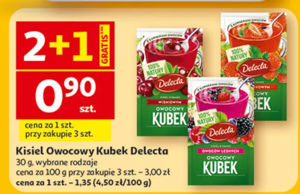 Kisiel owocowy Kubek promocja w Auchan