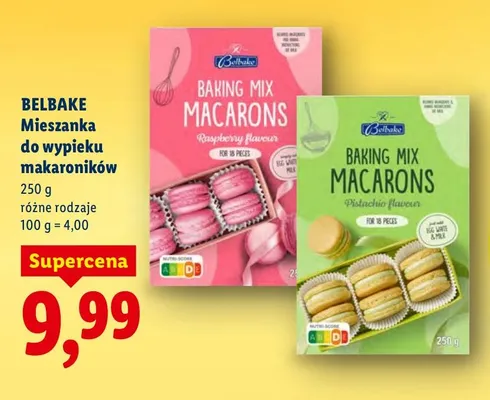 Mieszanka do wypieku makaroników promocja w Lidl