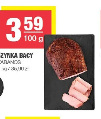 Szynka bacy Kabanos promocja w SPAR