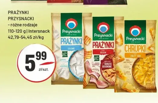 Prażynki Przysnacki bekon promocja w Sedal