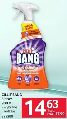 Spray Cillit Bang 900 ml - trzy rodzaje promocja w Selgros