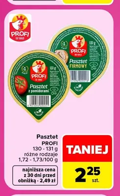 Pasztet z pomidorami Profi promocja w Carrefour