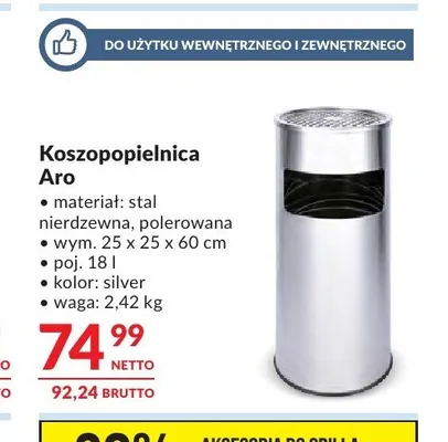 Koszopopielnica Aro promocja w Makro