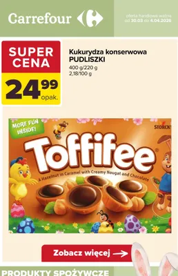 Kukurydza konserwowa promocja w Carrefour