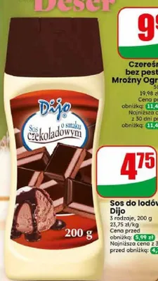 Sos do lodów Dijo promocja w Dino