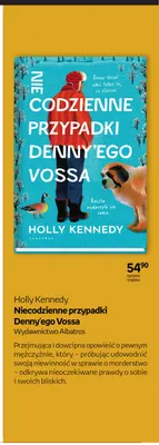 Książka Holly Kennedy Niecodzienne przypadki Denny'ego Vossa Wydawnictwo Albatros promocja w Empik