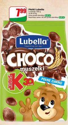 Płatki Lubella Choco muszelki promocja w Dino