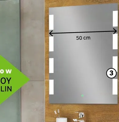 Lustro LED Ikar promocja w Leroy Merlin