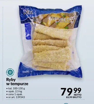 Ryby w tempurze promocja w Makro