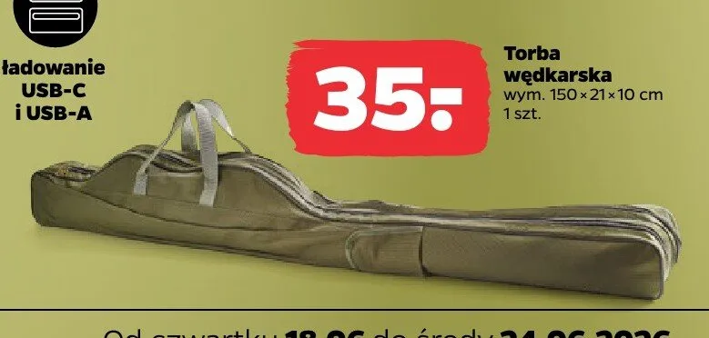 Torba wędkarska promocja w Netto