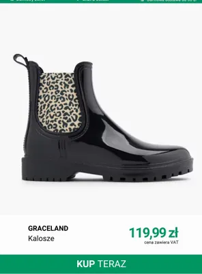 Kalosze Graceland promocja w Deichmann