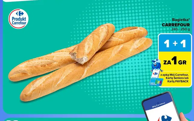 Bagietka Carrefour promocja w Carrefour