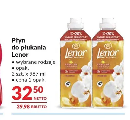 Płyn do płukania Lenor Perfume Therapy promocja w Makro