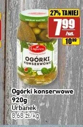 Ogórki konserwowe Urbanek promocja w API Market