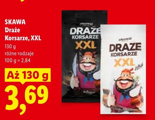 Draże Korsarze XXL SKAWA promocja w Lidl