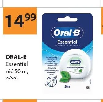 Nić dentystyczna Oral-B Essential 50m promocja w Drogerie Laboo