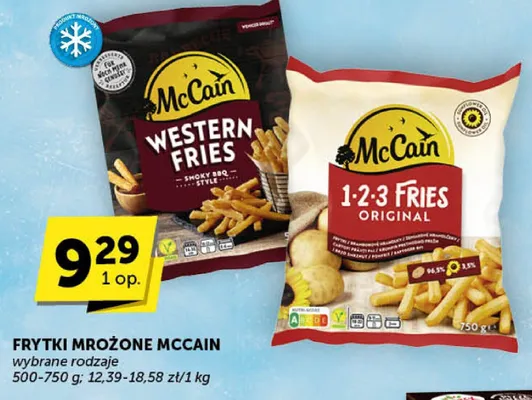 Frytki mrożone McCain promocja w Groszek