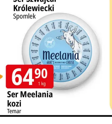 Ser Meelania kozi Temar promocja w Leclerc
