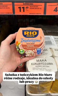 Sałatka z tuńczykiem smaki mix  promocja w Biedronka