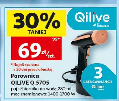 Parownica do ubrań Qilive Q.5705 promocja w Auchan