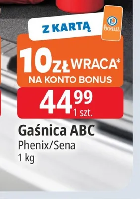 Gaśnica ABC Phenix/Sena 1kg promocja w Leclerc