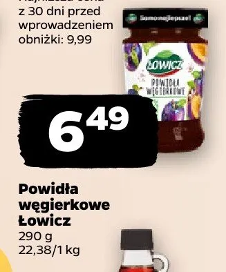 Powidła węgierkowei promocja w Netto