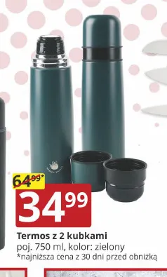 Termos z 2 kubkami 750 ml Karl Hausmann promocja w Prymus AGD