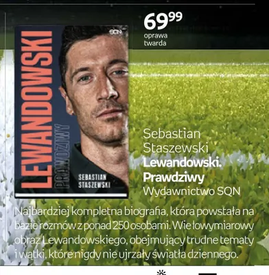 Książka Lewandowski. Prawdziwy Sebastian Staszewski oprawa twarda promocja w Empik
