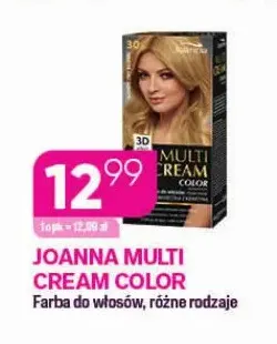 Farba do włosów Joanna Multi Cream Color promocja w Drogerie Koliber