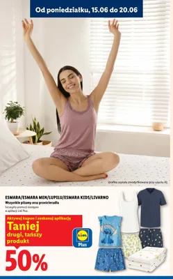 Piżamy męskie Esmara Men promocja w Lidl