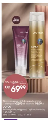 Szampon do włosów Joico K-Pak promocja w Super-Pharm
