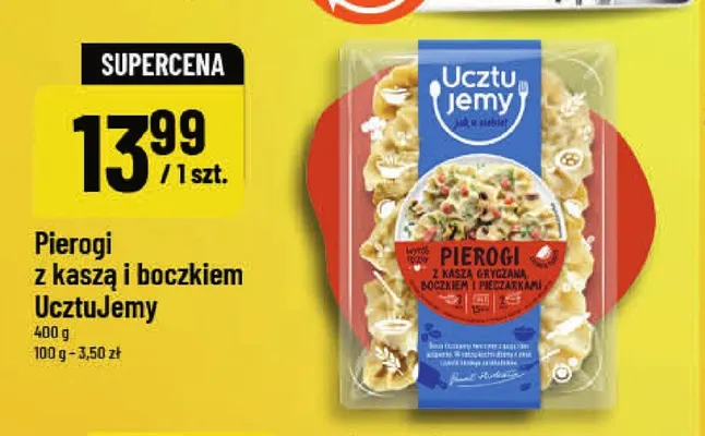 Pierogi z kaszą i boczkiem UcztuJemy promocja w POLOmarket