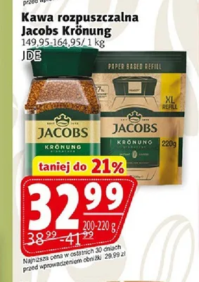 Kawa rozpuszczalna Jacobs Krönung promocja w Prim Market