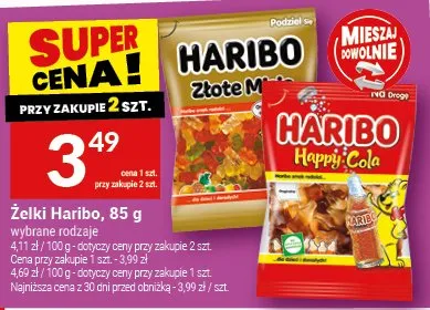 Żelki Haribo, 85 g promocja w Twój Market