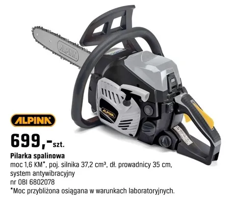 Pilarka spalinowa promocja w OBI