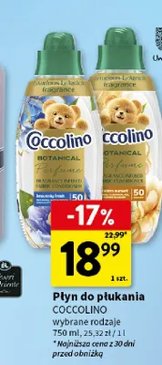 Płyn do płukania Coccolino Golden Sunset promocja w Intermarche