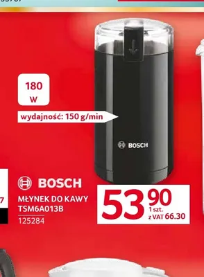 Młynek do kawy TSM6A013B Bosch promocja w Selgros