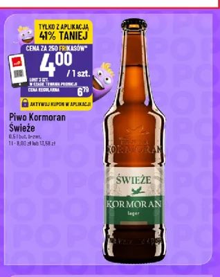 Piwo Kormoran Świeże promocja w POLOmarket