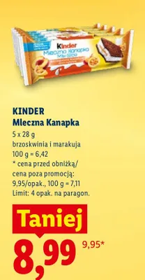 Mleczna Kanapka promocja w Lidl