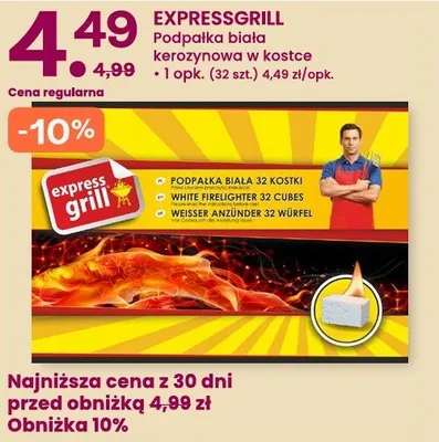 Podpałka biała do grilla promocja w Frisco