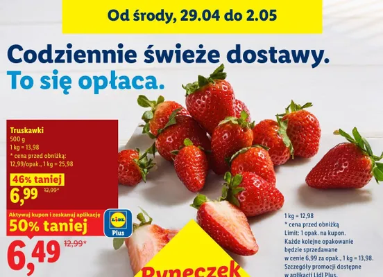 Truskawki promocja w Lidl