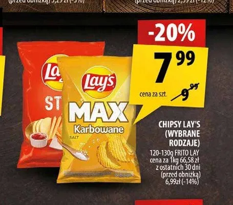 Chipsy Lay's Max Karbowane Solone promocja w Arhelan