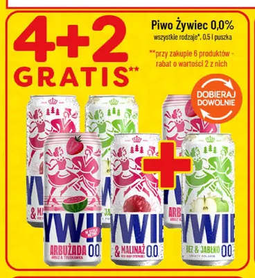 Piwo bezalkoholowe Żywiec Bez & Jabłko promocja w POLOmarket